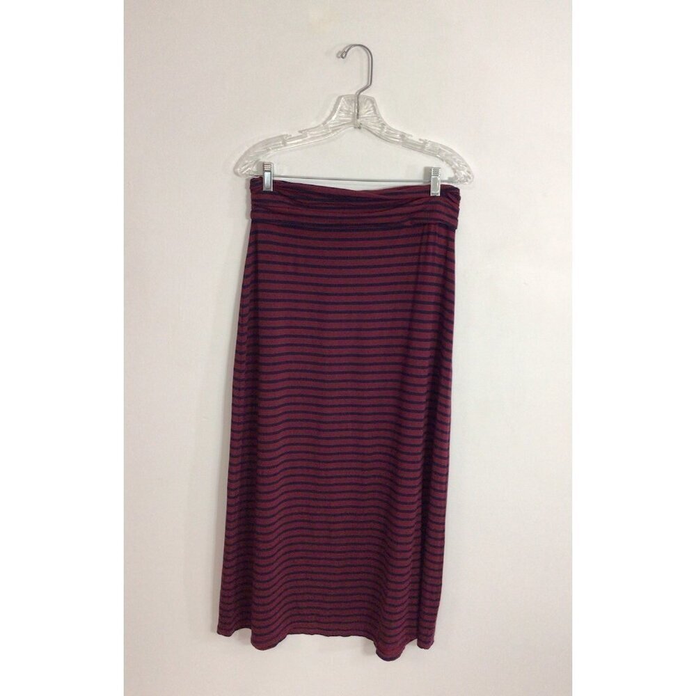 J Crew Stripe Maxi Skirt Womens Small